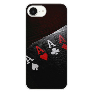 Silikonové pouzdro iSaprio - Apple iPhone 16e / iPhone 17e - Poker