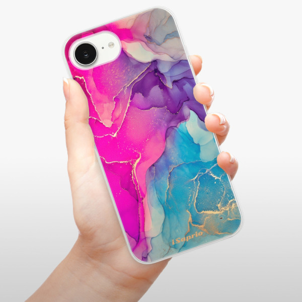 Silikonové pouzdro iSaprio - Apple iPhone 16e / iPhone 17e - Purple Ink