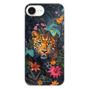 Silikonové pouzdro iSaprio - Apple iPhone 16e / iPhone 17e - Flower Jaguar