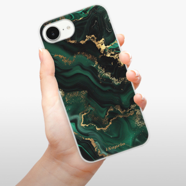 Silikonové pouzdro iSaprio - Apple iPhone 16e / iPhone 17e - Emerald