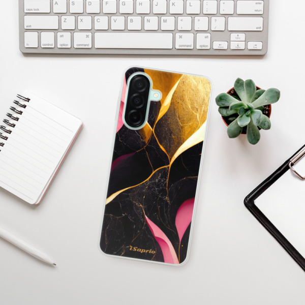 Silikonové pouzdro iSaprio - Samsung Galaxy A26 5G - Gold Pink Marble