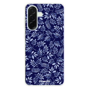 Silikonové pouzdro iSaprio - Samsung Galaxy A36 5G - Blue Leaves 05