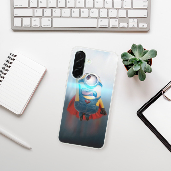 Silikonové pouzdro iSaprio - Samsung Galaxy A36 5G - Mimons Superman 02