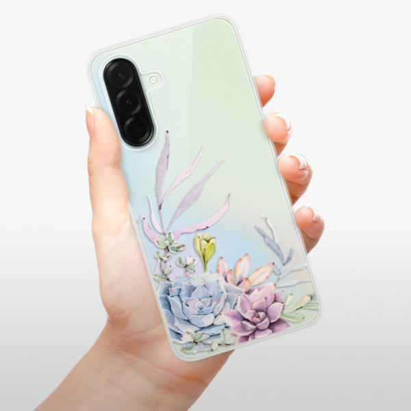 Silikonové pouzdro iSaprio - Samsung Galaxy A36 5G - Succulent 01