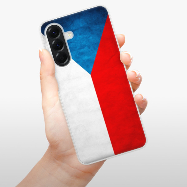 Silikonové pouzdro iSaprio - Samsung Galaxy A56 5G - Vlajka Česká republika
