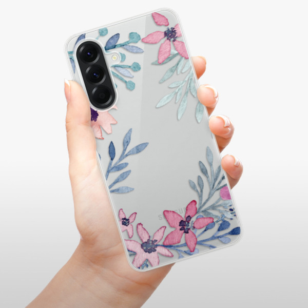 Silikonové pouzdro iSaprio - Samsung Galaxy A56 5G - Leaves and Flowers