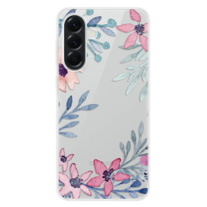 Silikonové pouzdro iSaprio - Samsung Galaxy A56 5G - Leaves and Flowers