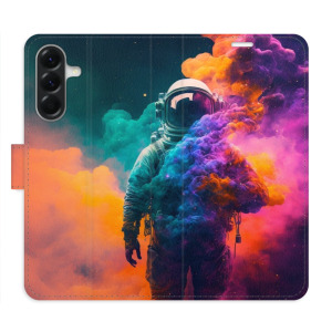 Flip pouzdro iSaprio - Samsung Galaxy A26 5G - Astronaut in Colours 02 - kapsičky na karty