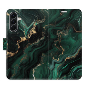 Flip pouzdro iSaprio - Samsung Galaxy A26 5G - Emerald 02 - kapsičky na karty