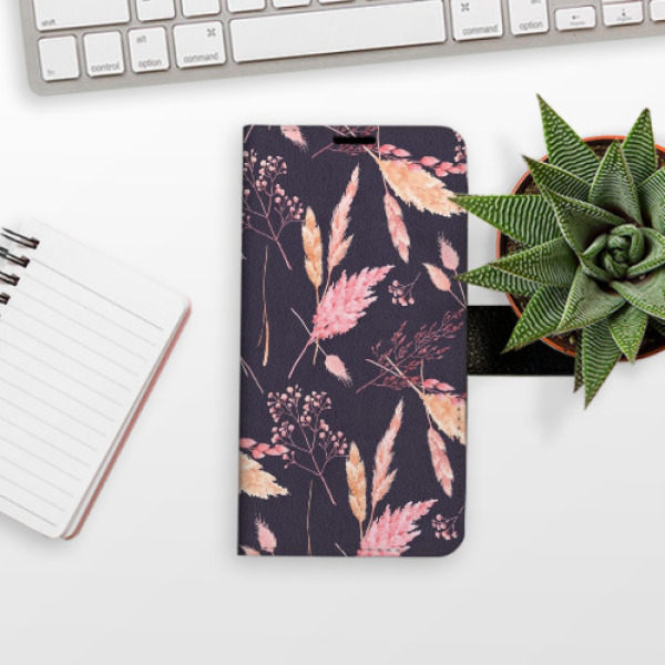 Flip pouzdro iSaprio - Samsung Galaxy A36 5G - Ornamental Flowers 02 - kapsičky na karty