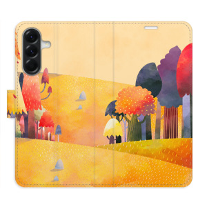 Flip pouzdro iSaprio - Samsung Galaxy A56 5G - Autumn Forest - kapsičky na karty