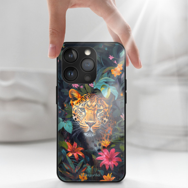 iSaprio MagSafe lesklé pouzdro - Apple iPhone 13 Pro - Flower Jaguar