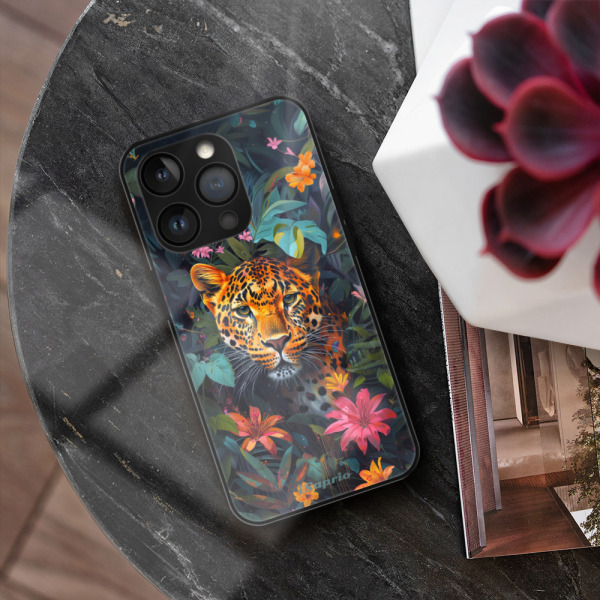 iSaprio MagSafe lesklé pouzdro - Apple iPhone 13 Pro - Flower Jaguar