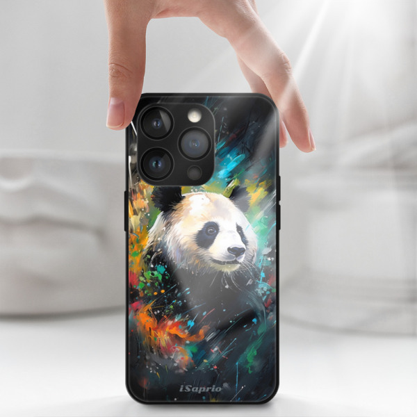 iSaprio MagSafe lesklé pouzdro - Apple iPhone 13 Pro - Abstract Panda