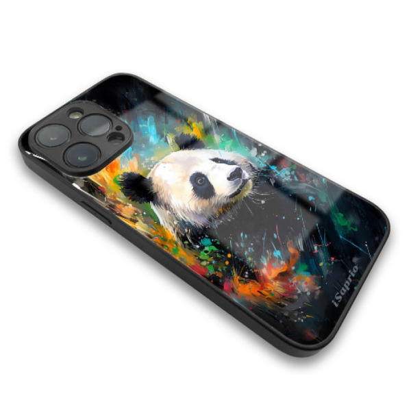 iSaprio MagSafe lesklé pouzdro - Apple iPhone 13 Pro - Abstract Panda