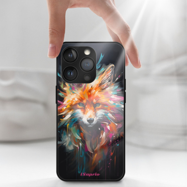 iSaprio MagSafe lesklé pouzdro - Apple iPhone 13 Pro - Neon Fox