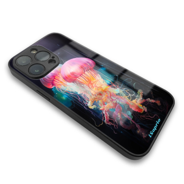 iSaprio MagSafe lesklé pouzdro - Apple iPhone 13 Pro - Abstract Jellyfish