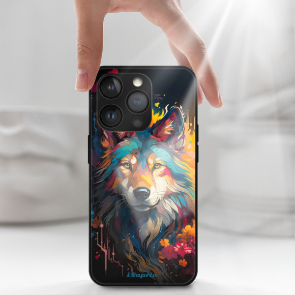 iSaprio MagSafe lesklé pouzdro - Apple iPhone 13 Pro - Mysterious Wolf