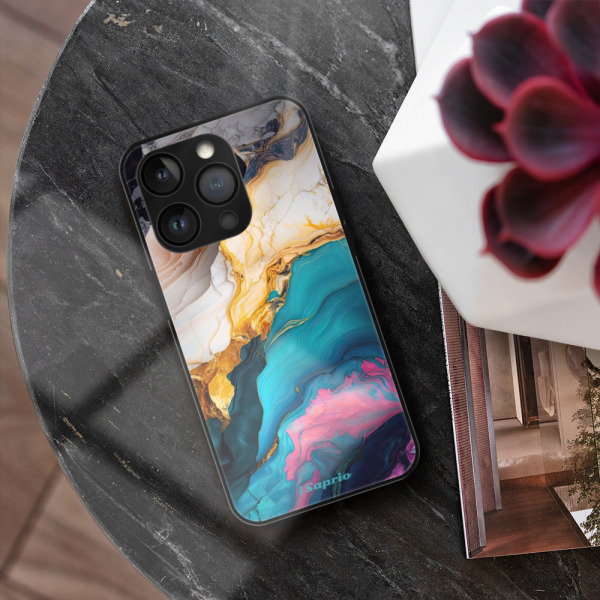 iSaprio MagSafe lesklé pouzdro - Apple iPhone 13 Pro - Color Marble 21