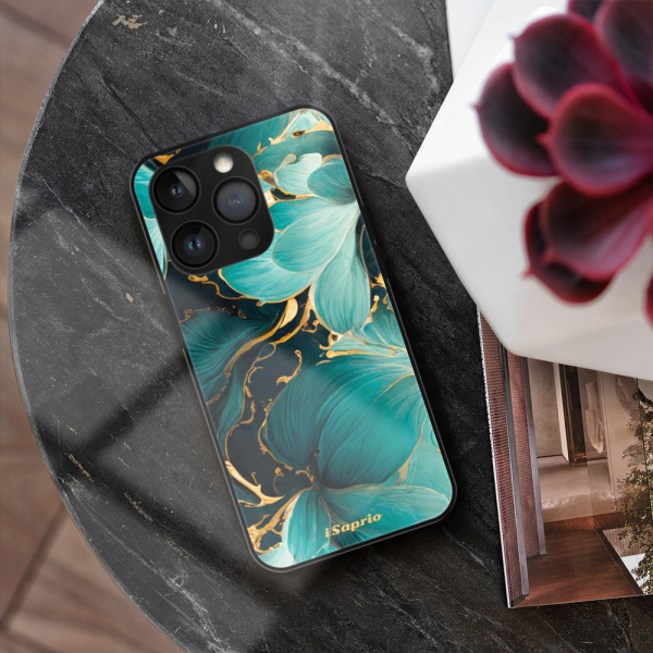 iSaprio MagSafe lesklé pouzdro - Apple iPhone 13 Pro - Blue Flowers 12