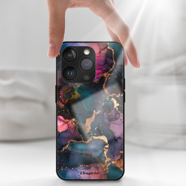 iSaprio MagSafe lesklé pouzdro - Apple iPhone 13 Pro - Dark Marble 10