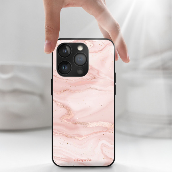 iSaprio MagSafe lesklé pouzdro - Apple iPhone 13 Pro - RoseGold Marble 10