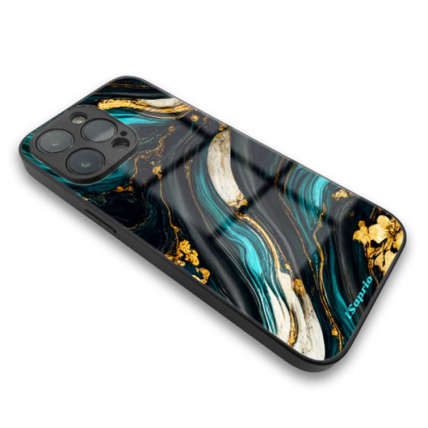 iSaprio MagSafe lesklé pouzdro - Apple iPhone 13 Pro - Dark Paint 10