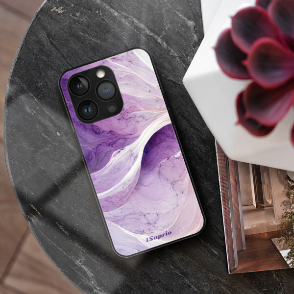 iSaprio MagSafe lesklé pouzdro - Apple iPhone 13 Pro - Purple Paint 10