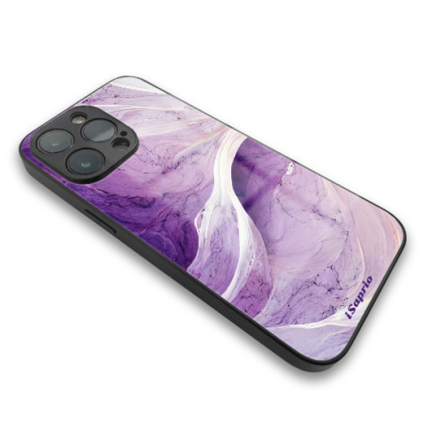 iSaprio MagSafe lesklé pouzdro - Apple iPhone 13 Pro - Purple Paint 10