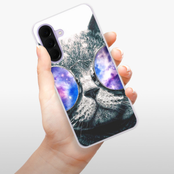 Silikonové pouzdro iSaprio - Samsung Galaxy A37 - Galaxy Cat