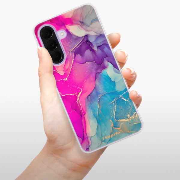 Silikonové pouzdro iSaprio - Samsung Galaxy A37 - Purple Ink