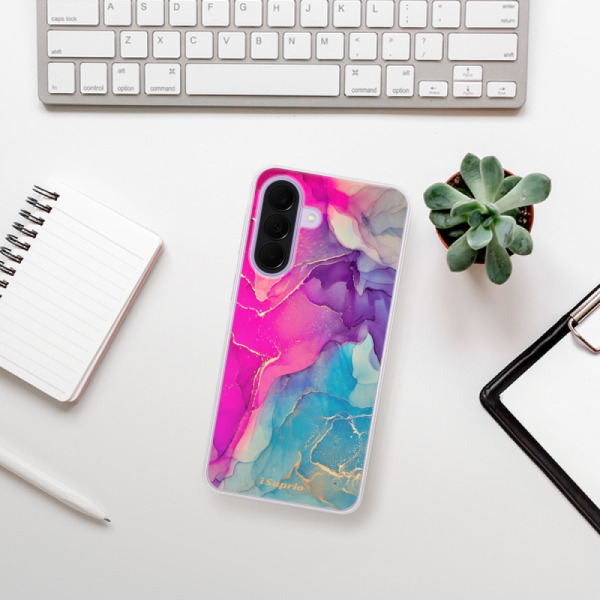 Silikonové pouzdro iSaprio - Samsung Galaxy A37 - Purple Ink