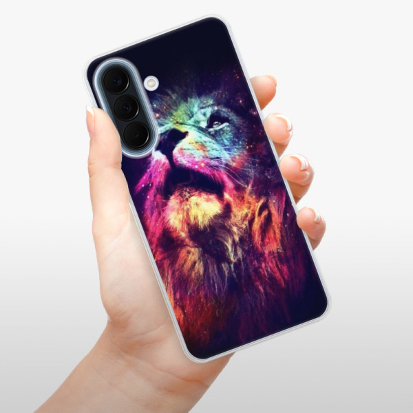 Silikonové pouzdro iSaprio - Samsung Galaxy A57 - Lion in Colors