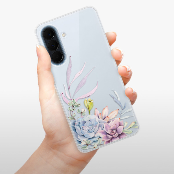 Silikonové pouzdro iSaprio - Samsung Galaxy A57 - Succulent 01