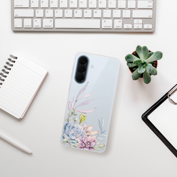 Silikonové pouzdro iSaprio - Samsung Galaxy A57 - Succulent 01