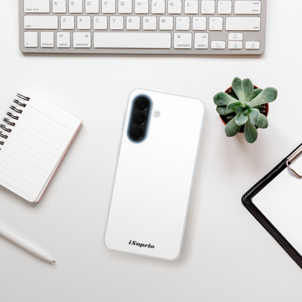 Silikonové pouzdro iSaprio - Samsung Galaxy A57 - 4Pure - bílý