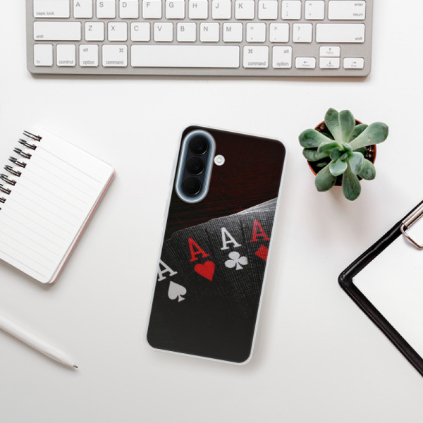 Silikonové pouzdro iSaprio - Samsung Galaxy A57 - Poker
