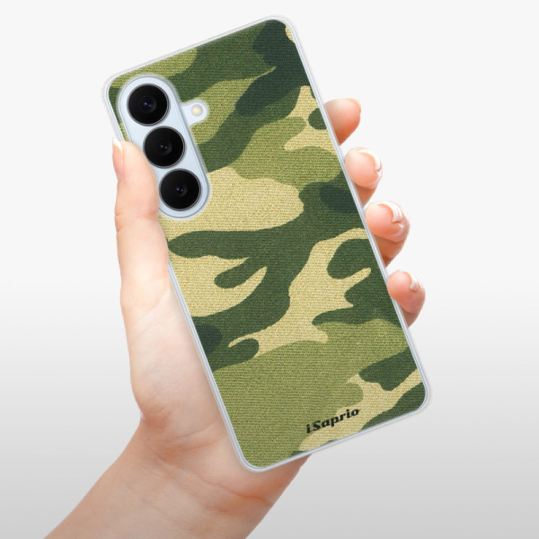 Silikonové pouzdro iSaprio - Samsung Galaxy S26+ - Green Camuflage 01