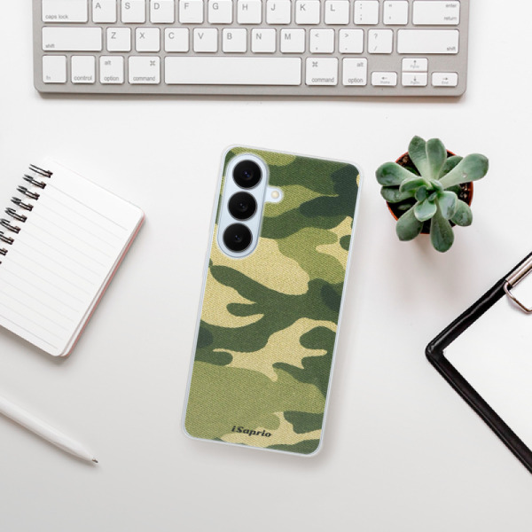 Silikonové pouzdro iSaprio - Samsung Galaxy S26+ - Green Camuflage 01