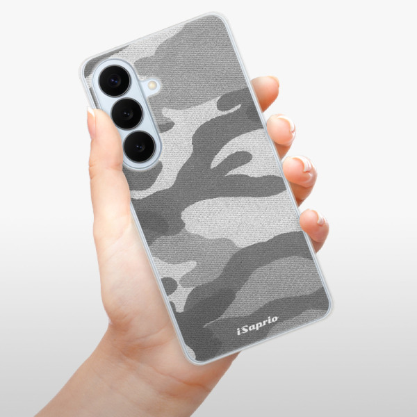 Silikonové pouzdro iSaprio - Samsung Galaxy S26+ - Gray Camuflage 02