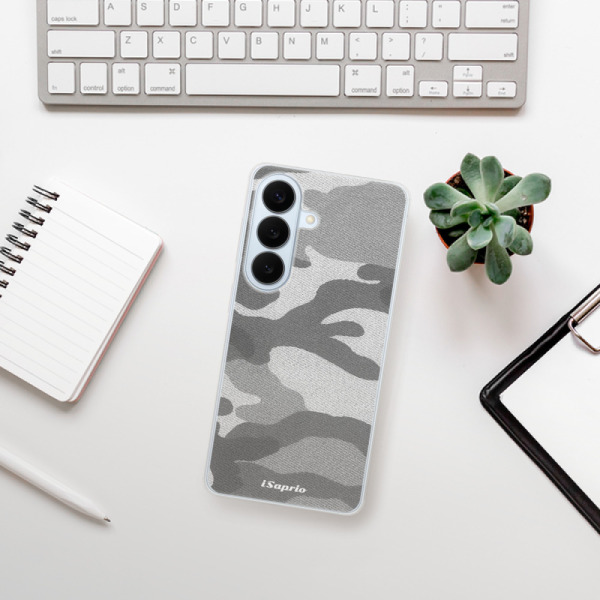 Silikonové pouzdro iSaprio - Samsung Galaxy S26+ - Gray Camuflage 02