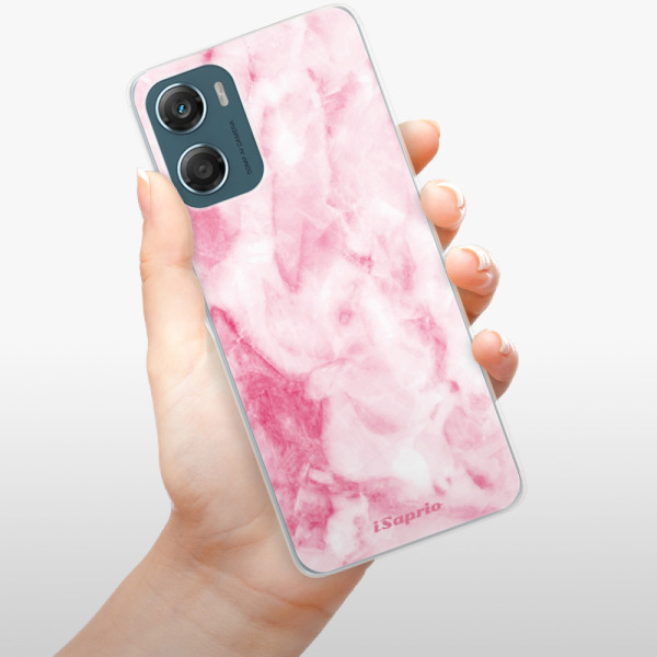 Silikonové pouzdro iSaprio - Motorola Moto G06 - RoseMarble 16