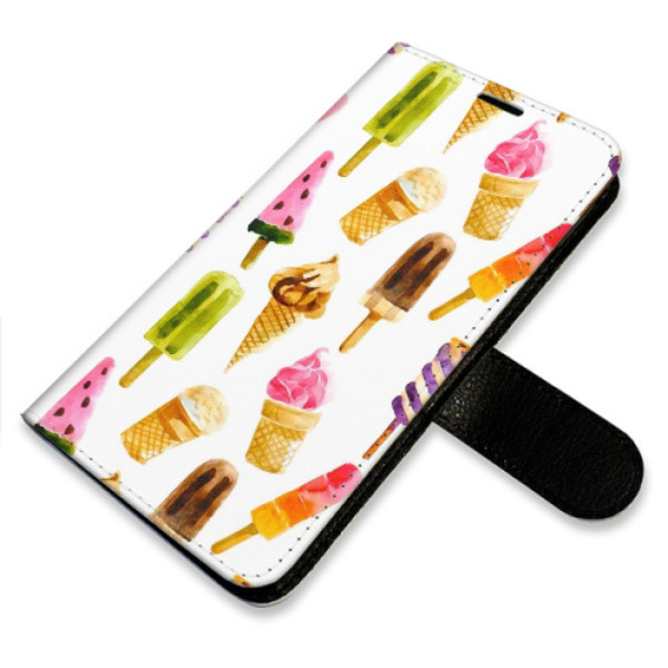 Flip pouzdro iSaprio - Samsung Galaxy S26+ - Ice Cream Pattern s kapsičkami na karty