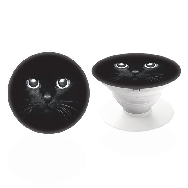 PopSocket iSaprio – Black Cat držák na mobil / mobil držka