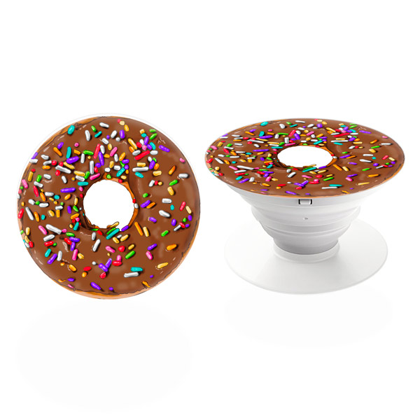 PopSocket iSaprio – Choco Donut držák na mobil / mobil držka (PopSocket iSaprio – Choco Donut držák na mobilní telefon / mobil držka)