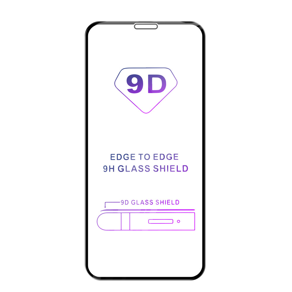 Tvrzené sklo iSaprio 9D BLACK pro iPhone 11 Pro Max