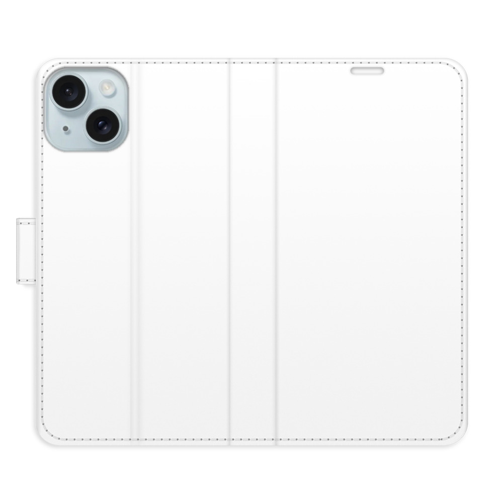 Flip pouzdro iSaprio pro Apple iPhone 15 Plus s vlastním motivem a kapsičkami na karty (Flip knížkové pouzdro, kryt, obal iSaprio s vlastním potiskem a kapsičkami na karty pro mobil Apple iPhone 15 Plus)